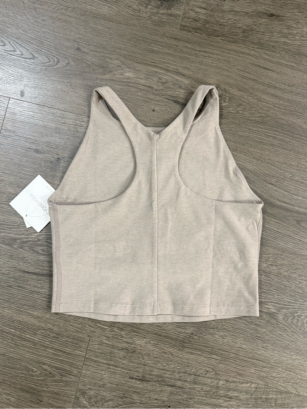 *NWT* Beyond Yoga Spacedye Refocus Cropped Tank in Birch Heather - Picture 5 of 7